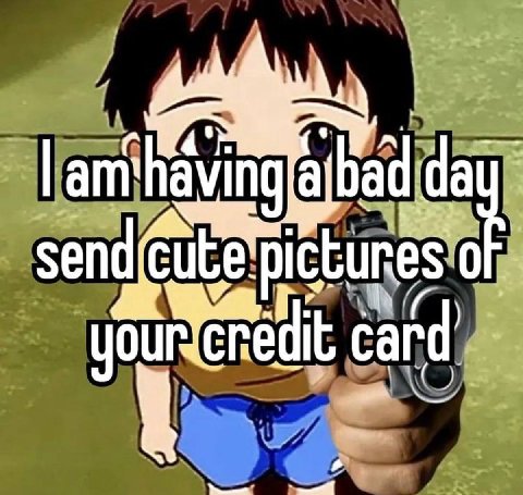of card