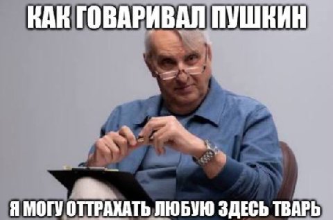 ВАК ГОВАРИВАЛ ПУШВИН Я МОГУ ОТТРАКАТЬ ЛЮБУЮ ЗДЕСЬ ТВАРЬ