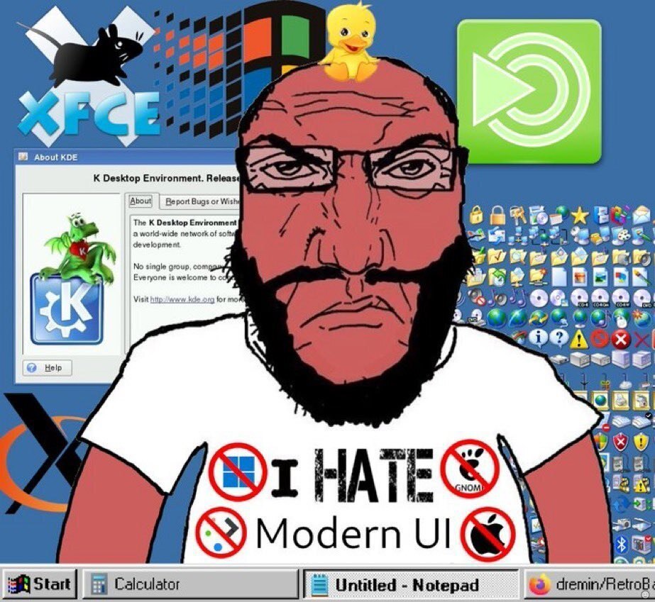 About KDE К Desktop Environment. Releas About! Be port Bugs Wis The Desktop Environment developme а network of soft No single group, com Everyone is Мак +219 for Help НА Modern Start Calculator Untitl