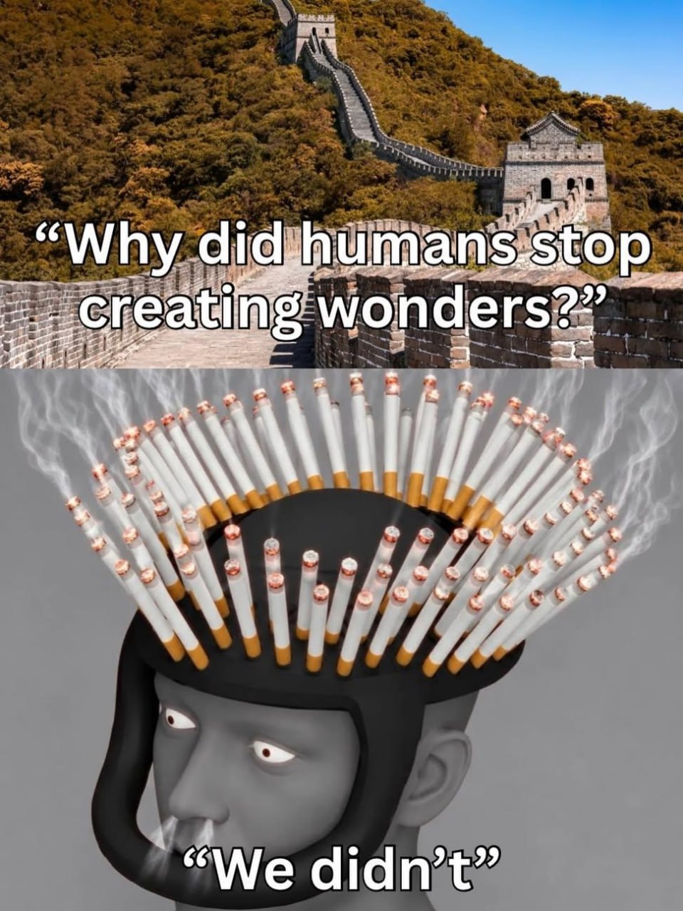 “Why wonders?” “We didn’t”