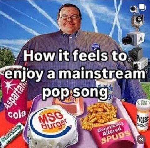 it feels to “enjoy a mainstream Pop song cola
