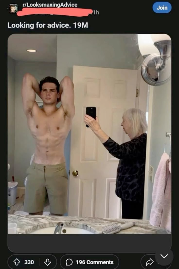 r/LooksmaxingAdvice Join Looking for advice. 330 196 Comments