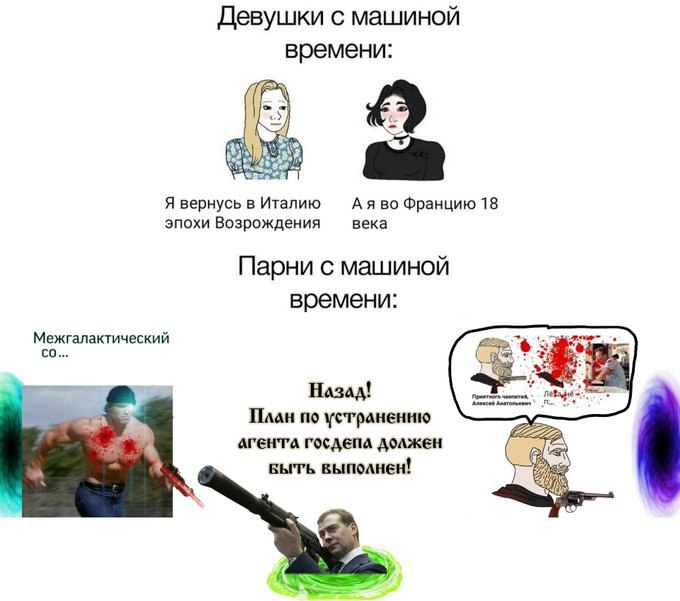 Девушки с машиной времени: Я вернусь в Италию во Францию 18 эпохи Возрождения века Парни с машиной времени: Межгалактический Назад! План по устранению АГЕНТА ГОСДЕПА ДОЛЖЕН Cea выть выполнен!