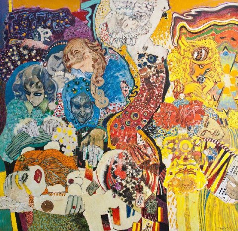Виктор Зарецкий
Женщины. В автобусе. 1989