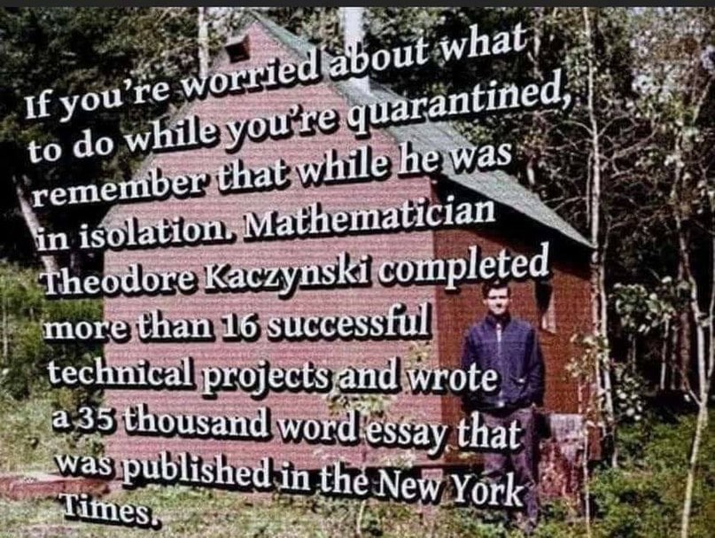 what worried а if you rantine to while you qua hat while he was ‘in isolati Mathematician Kaczynski complete more than 16 successful technical projects, and wrote а 35 thousand word: essay that Was Pu
