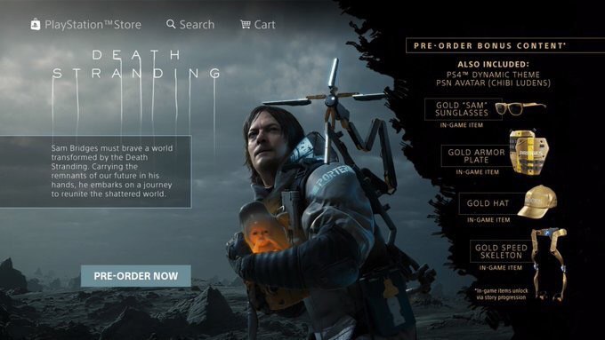 PRE-ORDER BONUS CONTENT* ALSO INCLUDED: DYNAMIC THEME PSN AVATAR (CHIBI LUDENS) IN-GAME ITEM GOLD ARMOR 1 К GOLD НАТ IN-GAME ITEM |5 GOLD SPEED SKELETON IN-GAME ITEM items