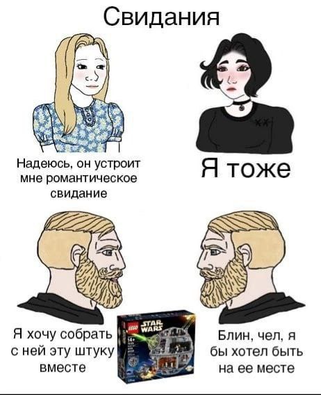 Свидания Надеюсь, он устроит мне романтическое Я тоже свидание Я хочу собрать Блин, чел, A с ней эту штуку у бы хотел быть вместе на ее месте