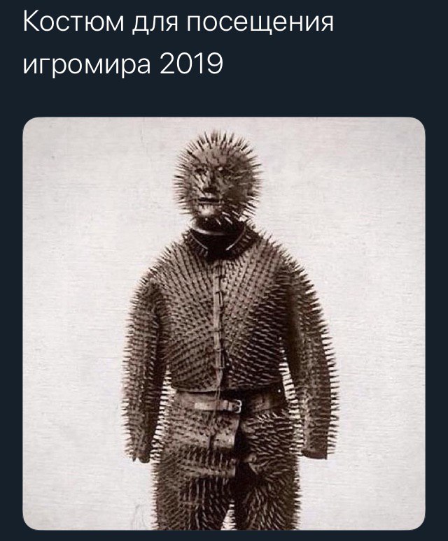Костюм для посешения игромира 2019