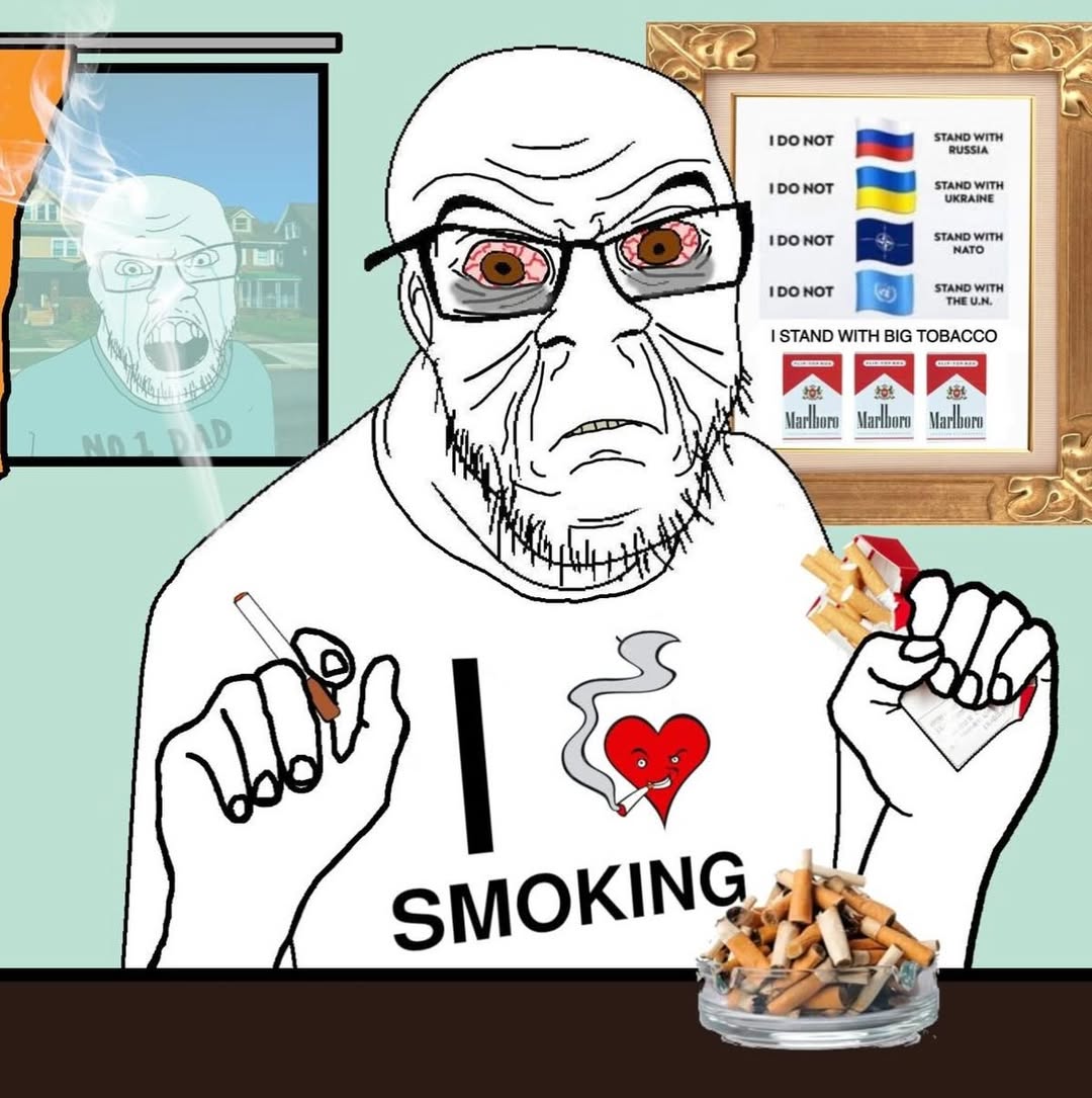 STAND wink 1DONOT UKRAINE 3 STAND WITH BIG TOBACCO, SMOKIN