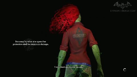 Я ВАТМАМ-АВКНАМ. СОМ Batarang Ivy when she opens her » protective shell for maximum damage. | \ You're dead and buried, darling! | You failed to save the guards. Turn off the 4 7. > power before cutti