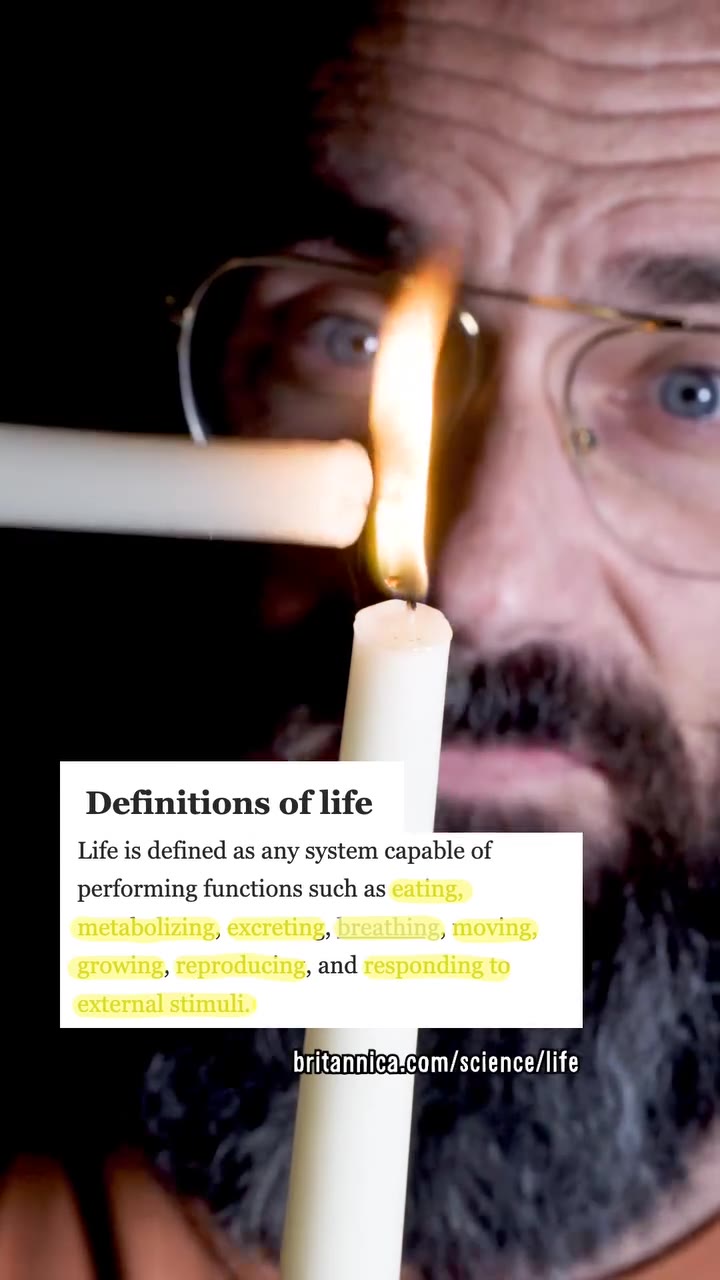 Life is defined as any system capable of performing functions such as britannica¥com/science/life