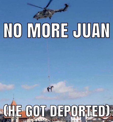 NO MORE JUAN