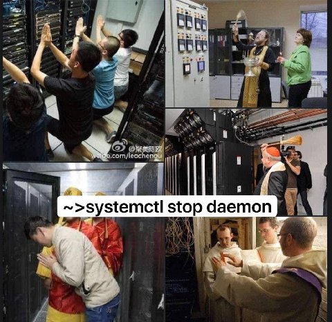 4 ~>systemctl stop daemon