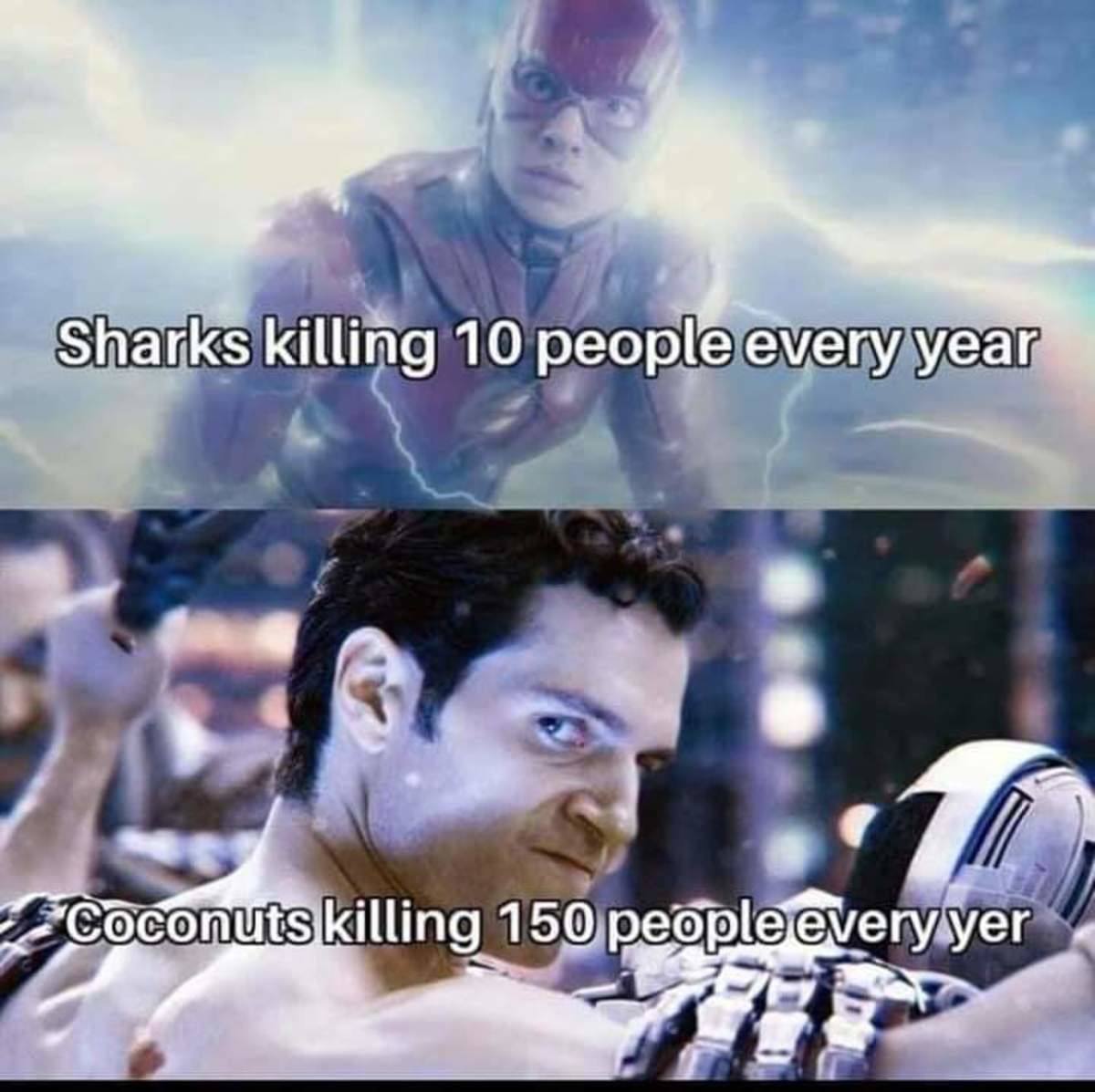 Sharks killing 10 people every year killing 1 50 yer