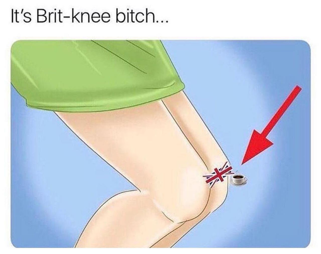 It’s Brit-knee bitch... aN