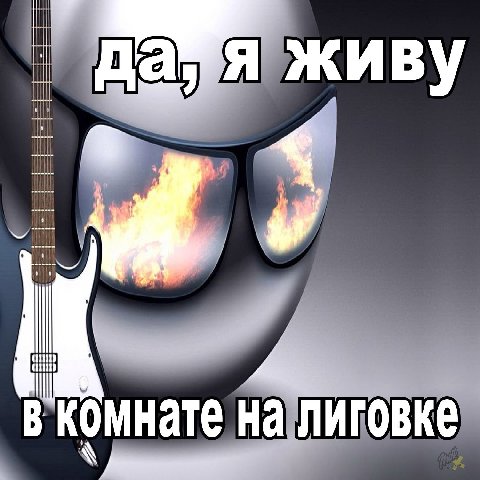 я живу мнате на лиговке