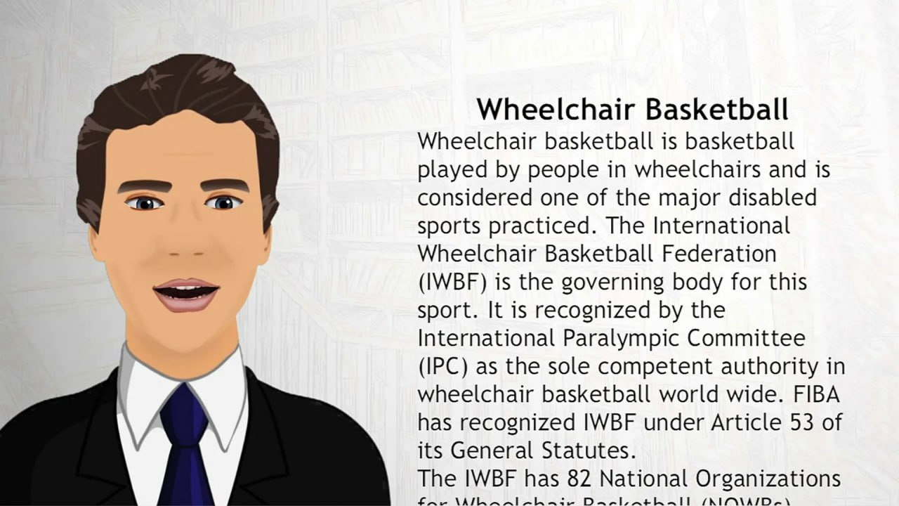 Wheelchair Basketball Wheelchair basketball is basketball played people in wheelchairs and is considered one of the major disabled sports practiced. The International Wheelchair Basketball Federation 
