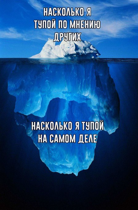 НАСКОЛЬКО Я ТУПОЙ ПО МНЕНИЮ НАСКОЛЬКО Я ТУПОЙ НА САМОМ ДЕЛЕ