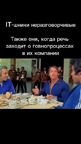 Т-шники неразговорчивые Также они, когда речь заходит о говнопроцессах в их компании