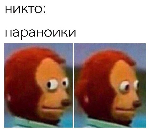 НИКТО. параноики