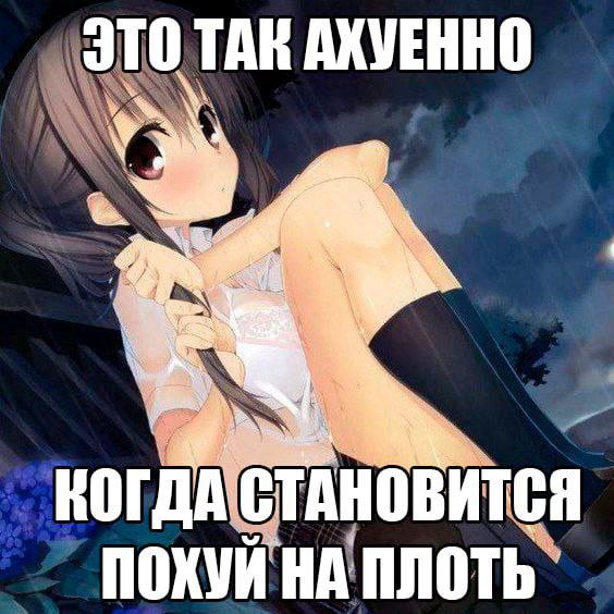 \3TO TAK АХУЕННО КОГДА СТАНОВИТСЯ ПОХУИ НА ПЛОТЬ