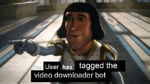 ser has tagged the video downloader bot