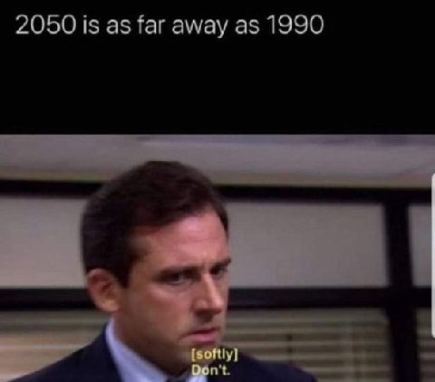 2050 is as far away as 1990