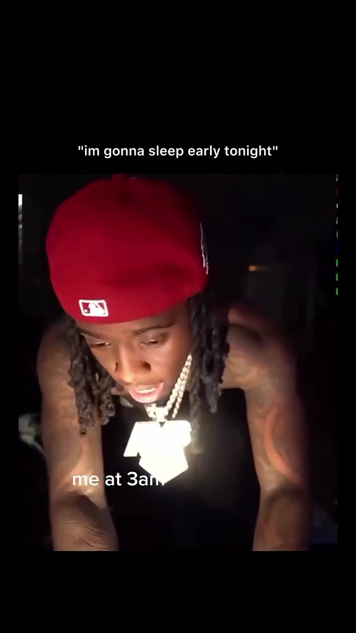 "im gonna sleep early tonight"