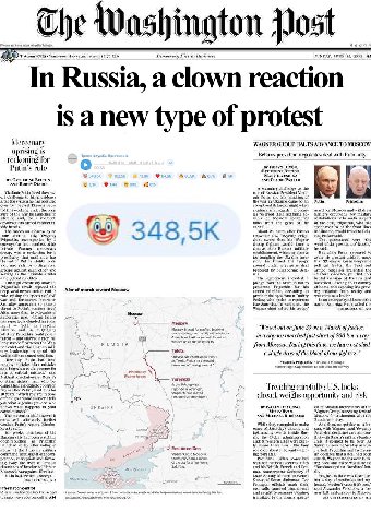 pce 0 Heavy pum. t-storms 85/70 Democracy Dies in Darkness SUNDAY, JUNE 25, 2023 $5 In Mercenar WAGNER GROUP HALTS ADVANCE TO MOSCOW IS я Пресс-служба Belarus president negotiates deal with Putin ally