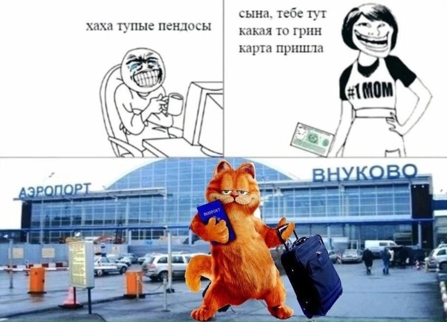 сына, тебе тут хаха тупые пендосы какая то грин карта пришла 2 +4
