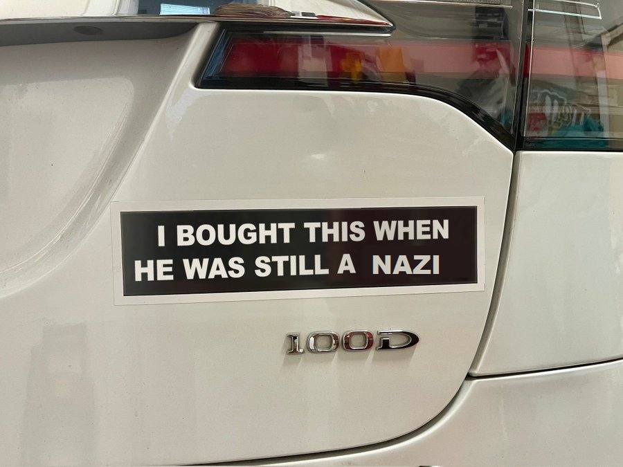 BOUGHT THIS WHEN HE WAS STILL А NAZI