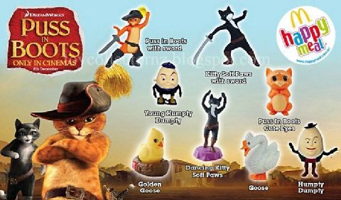 PUSS 2933 Boats BOOTS ONLY IN CINEMAS Golden Goose Humpty Goose Dumpty