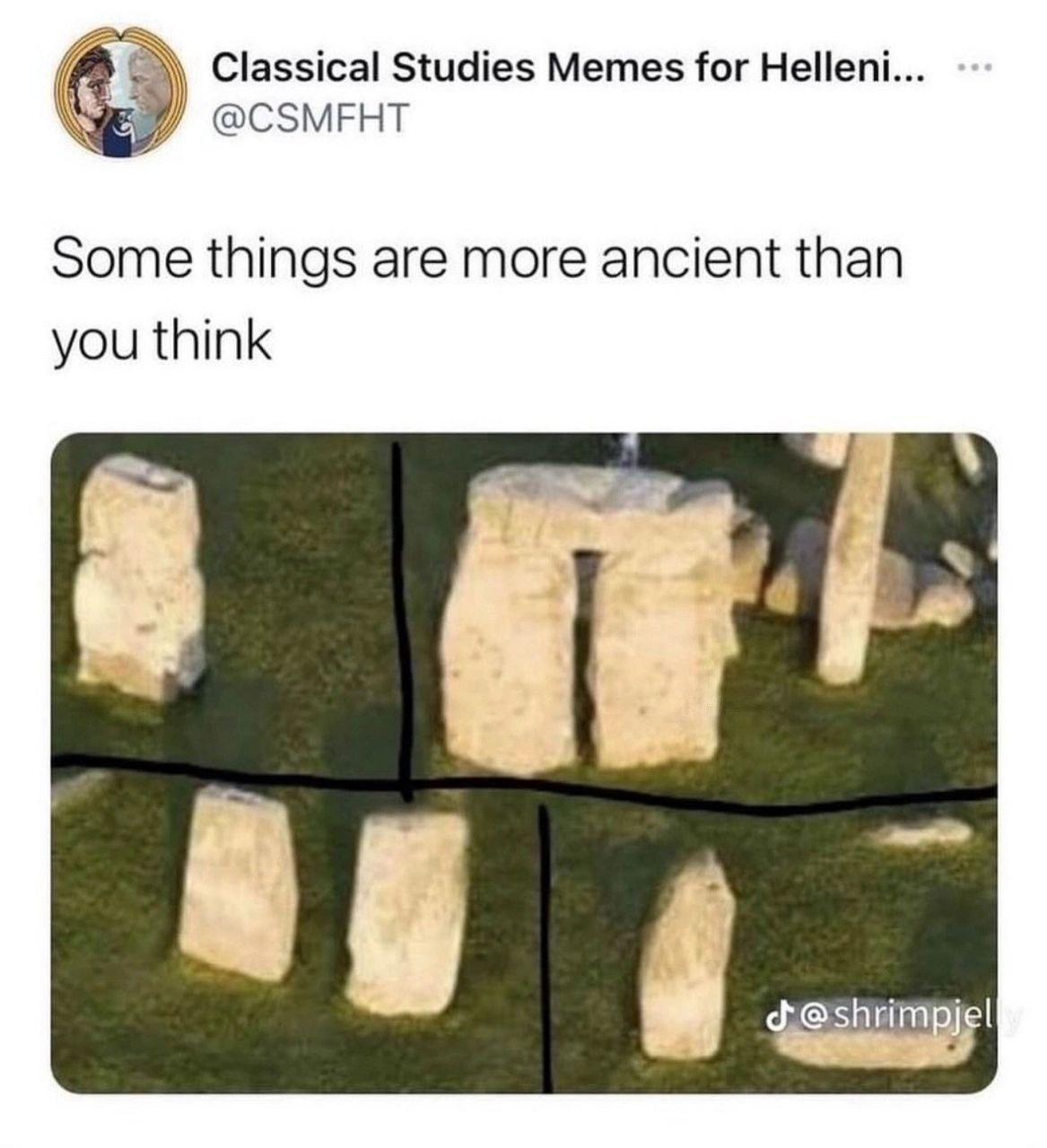 Classical Studies Memes for Helleni... @CSMFHT Some things are more ancient than you think