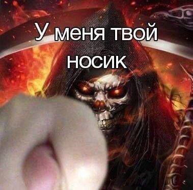 У меня ТВОЙ НОСИК С