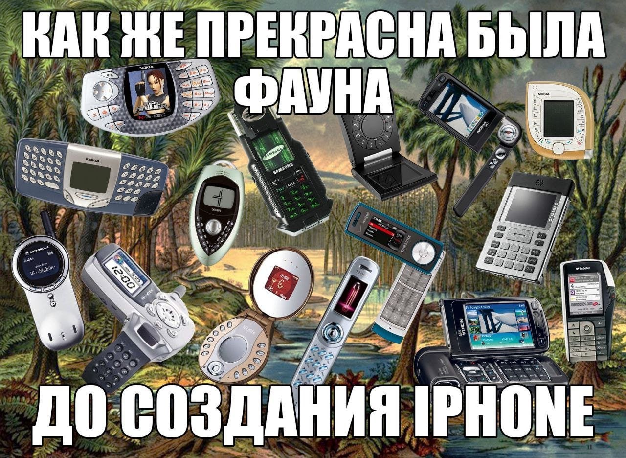 RAK ПРЕКРАСНА БЫЛА ФАУНА ДО СОЗДАНИЯ IPHONE