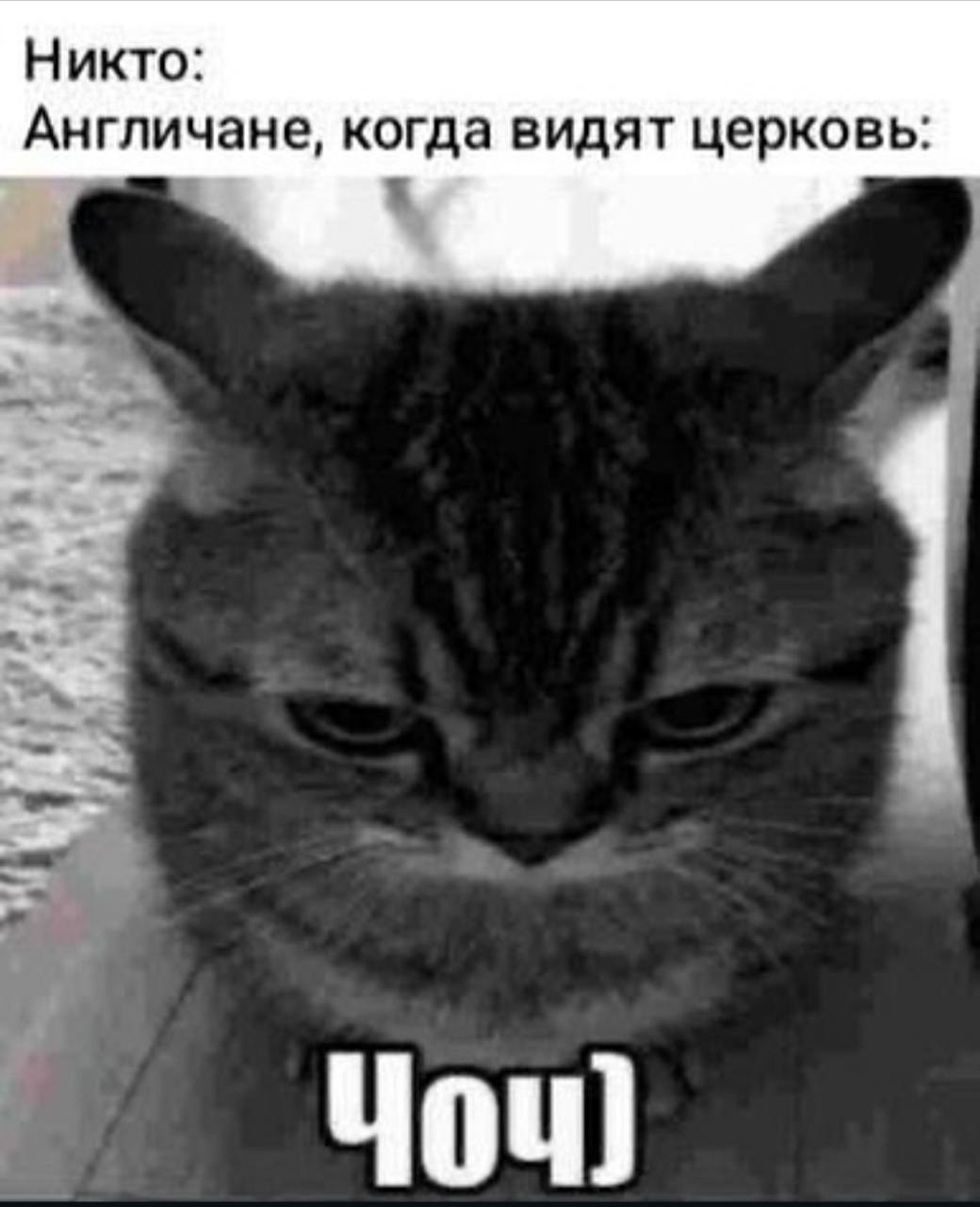 Никто: Англичане, когда видят церковь: