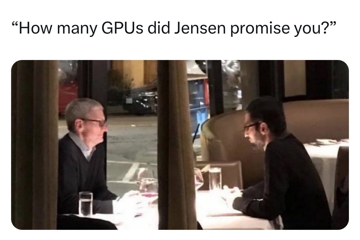 “How many GPUs did Jensen promise you?” и.