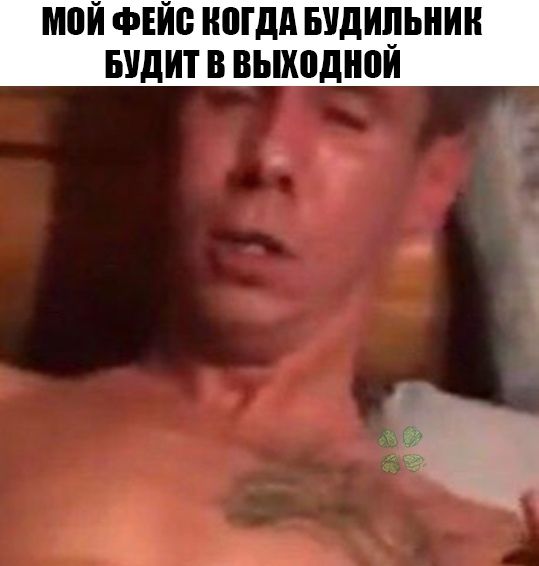 МОЙ ФЕЙС КОГДА БУДИЛЬНИК БУДИТ В ВЫХОДНОИ