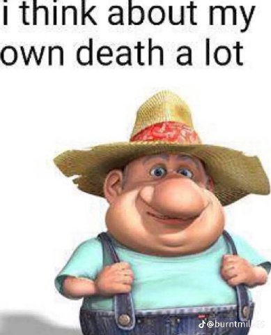 about own death а lot