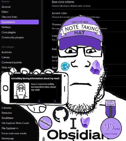 Base color scheme General Choose Obsidian's default color scheme. Editor Accent color Files and links Choose the accent the app. Themes /4 Hotkeys hemes. Manage Core plugins AS Community plugins You F