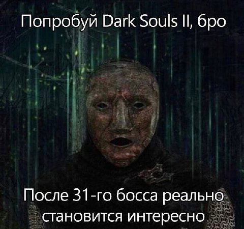 Попробуй Dark Souls бро После босса реально становится интересно