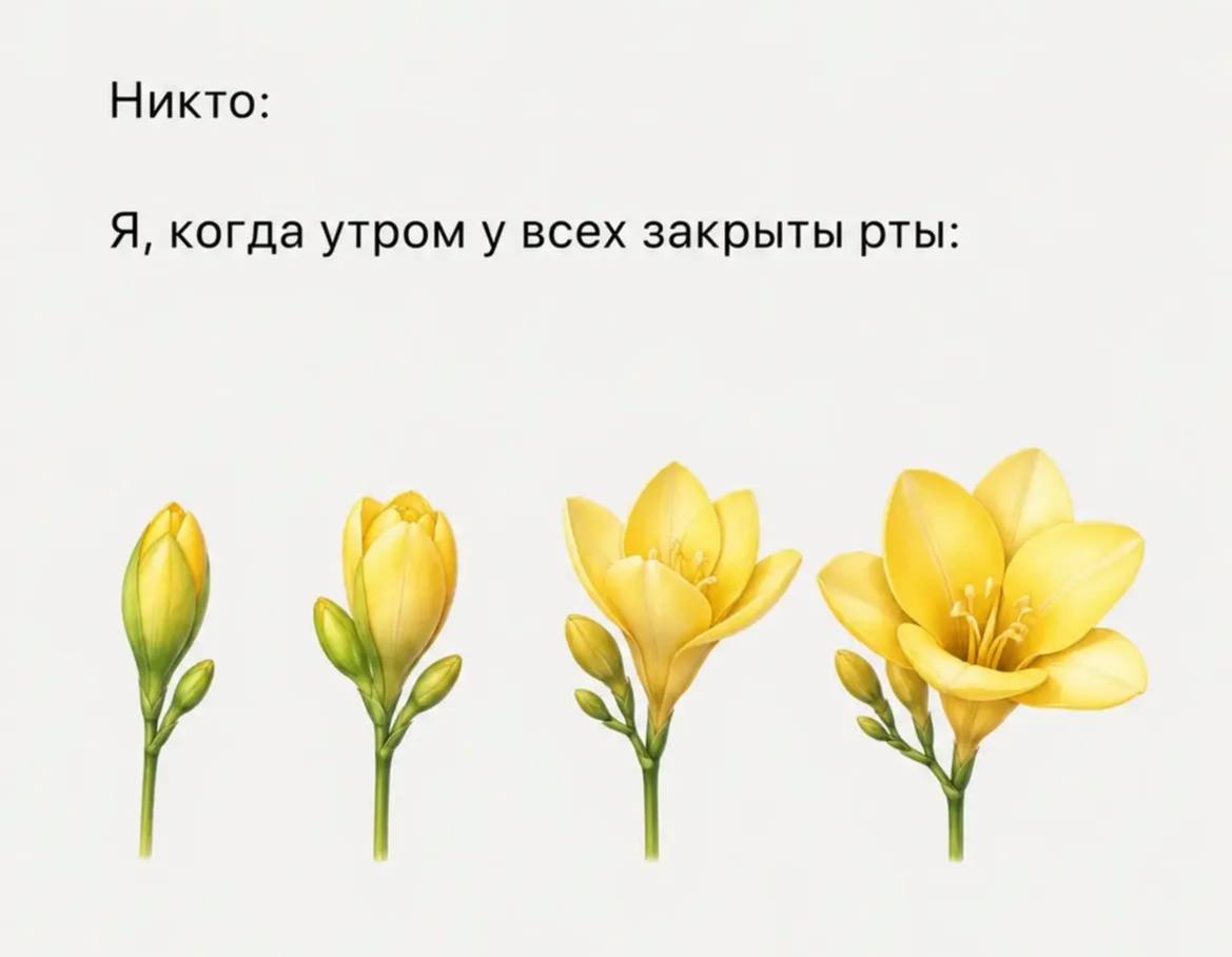 Никто Я, когда утром у всех закрыты рты
