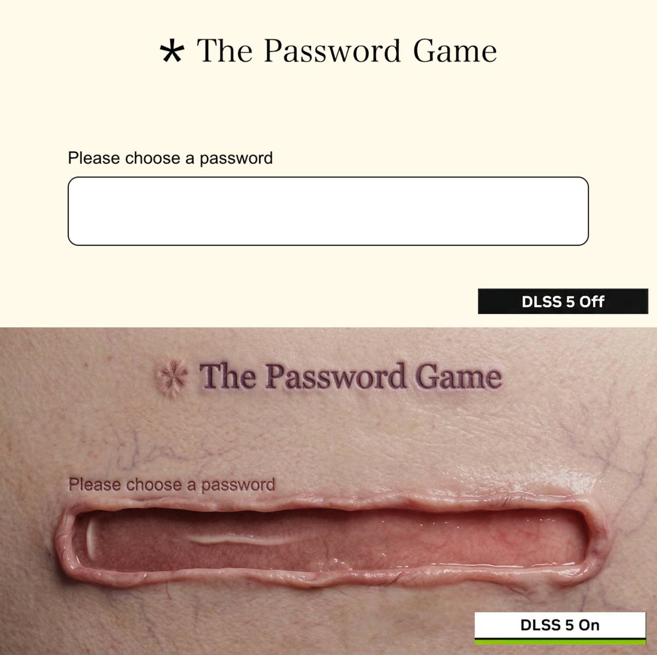 The Password Game Please choose a password