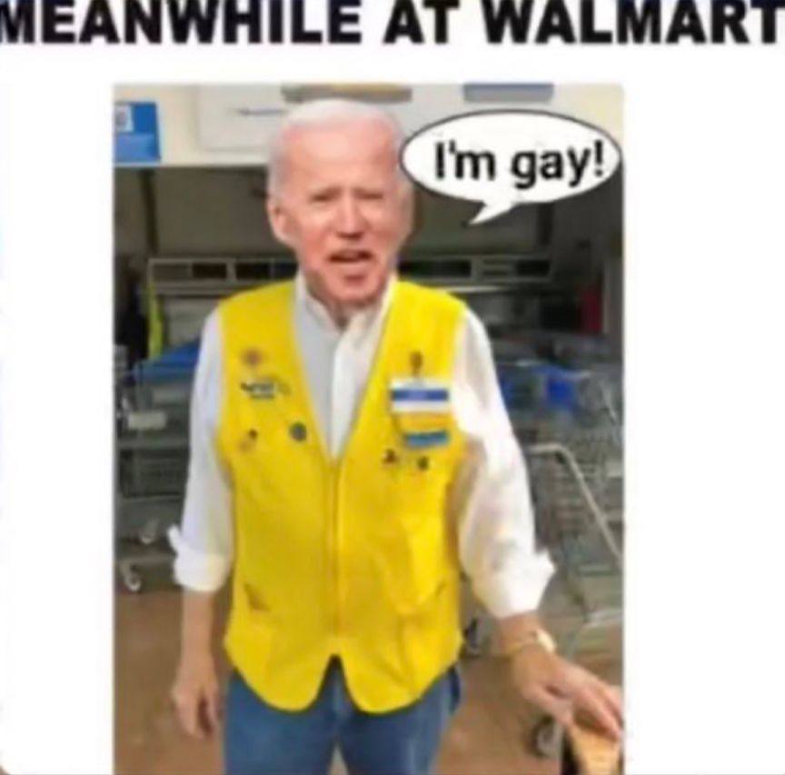 MEANWHILE WALMART gay!