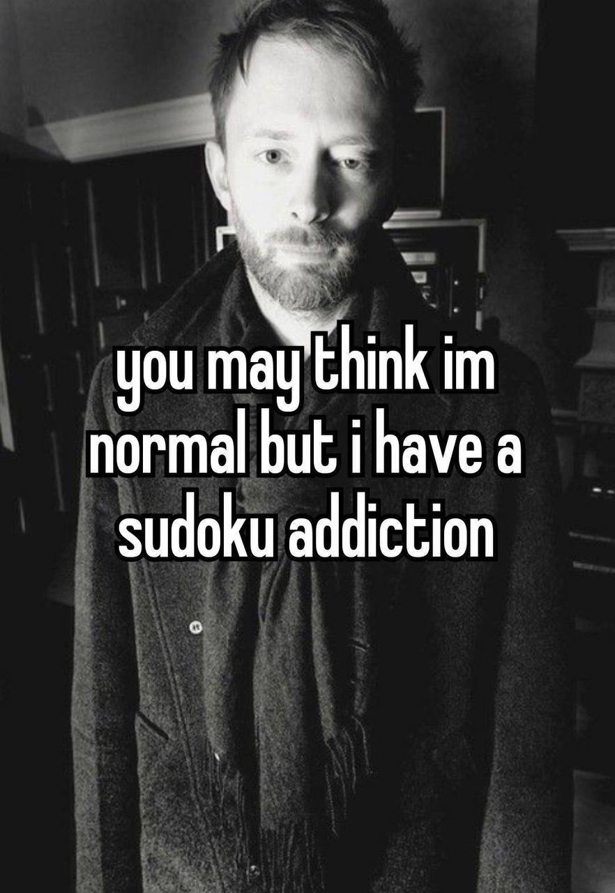 you sudoku addiction