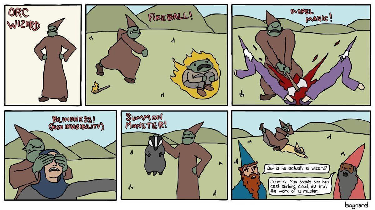 ORC fire WIZARD BLINONESS) MensTER! Cad But he actuall cast Cloud,