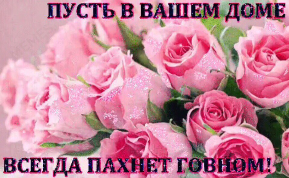 пусть в вашем доме всегда пахнет говном