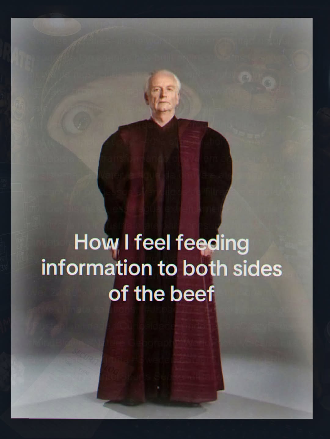 How feel feeding information to both sides of the beef