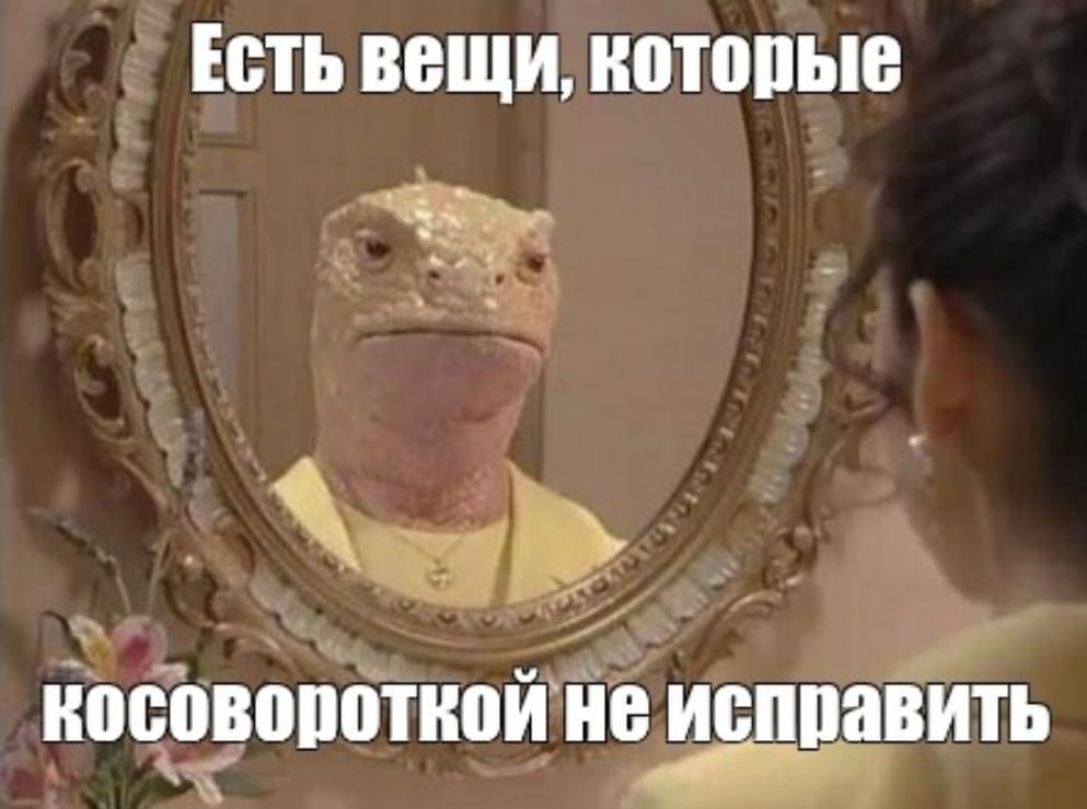 Есть вещи, которые косовороткой не исправить