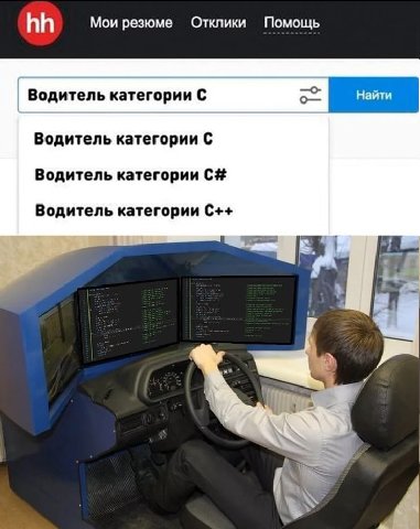 Мои резюме Отклики Помощь Водитель категории С Водитель категории С Водитель категории С# Водитель категории С++